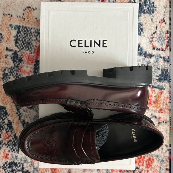 NTW Celine Margaret Brogue Loafer Size 38 - Picture 11 of 12